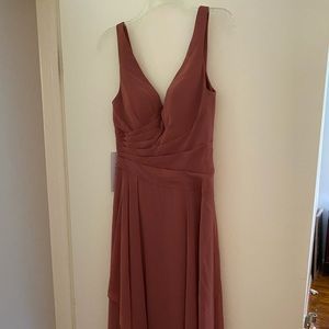 Desert rose dress from Azazie. Never been worn.